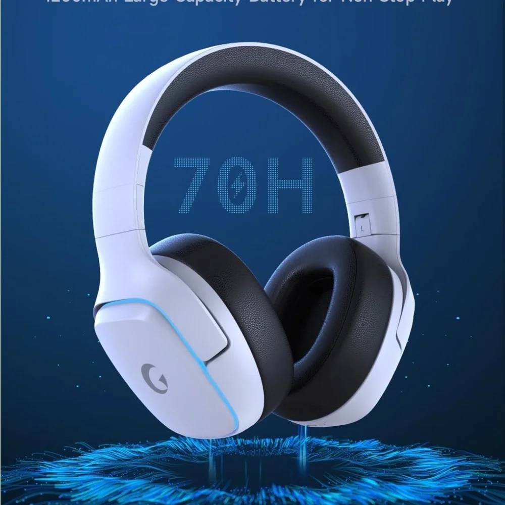 Perfect PS5/PS4/PC Headset Surround Sound White New 70H Battery and more